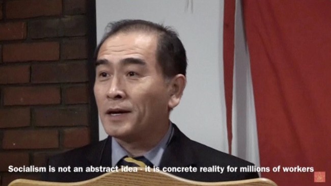 Mantan diplomat Korut yang membelot, Thae Yong-ho, menyebut Kim Jong-un mencari pengakuan sebagai pemimpin negara nuklir lewat pertemuannya dengan Moon Jae-in.