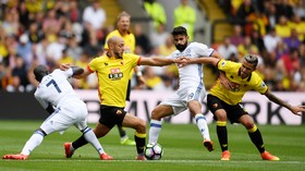 Babak Pertama Ketat, Watford Vs Chelsea Belum Ada Gol