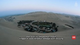 Indahnya Oase Putri Duyung di Tengah Gurun Peru