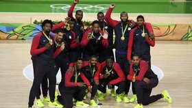 Timnas Bola Basket AS Pertahankan Emas Olimpiade