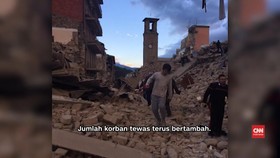 Guncangan Gempa Italia Terasa Sampai ke Roma