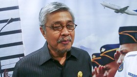Mantan Gubernur Sulawesi Tenggara Nur Alam menyatakan telah bergabung dengan PSI. (Detikcom/Dana Aditiasari)