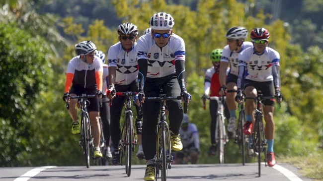 Rekayasa lalu lintas sudah dicanangkan untuk mengamankan gelaran balap sepeda Gran Fondo New York [GFNY] Indonesia di Lombok, Minggu (2/10).