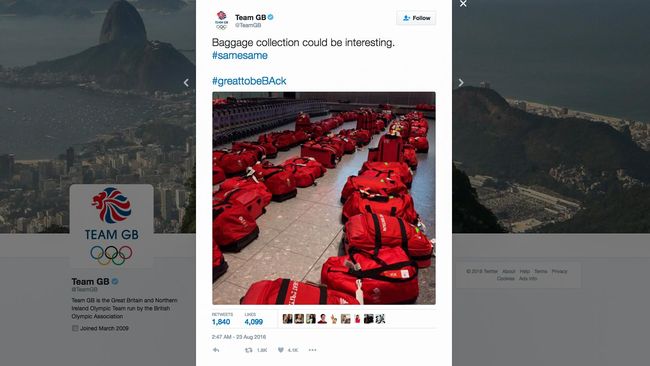 Bandara London dibuat kacau gara-gara 900 tas olimpiade yang seragam. Para atlet kebingungan mencari tas miliknya yang identik dengan milik atlet lainnya.