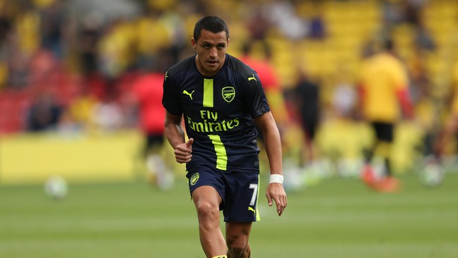 Alexis Sanchez, adalah momok yang membuat Watford tertinggal tiga gol dari Arsenal pada babak pertama dalam lanjutan Liga Inggris pekan ketiga.