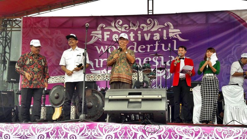 Kementerian Pariwisata (Kemenpar) tengah giat menggelar acara di daerah perbatasan.