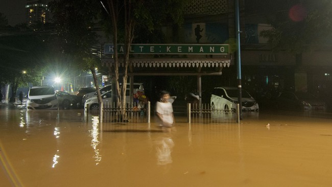 Kawasan Kemang sering banjir karena aksi penyerobotan terkait pembangunan rumah mewah, hotel, dan tempat usaha di bantaran Sungai Krukut.