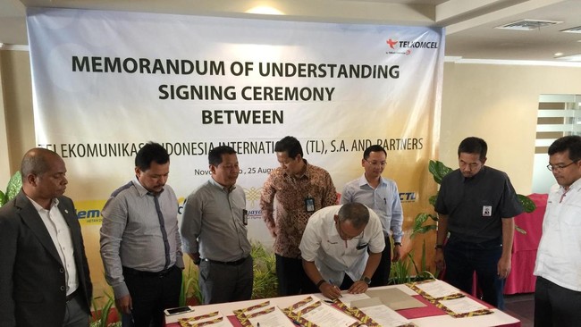 Muhammad Awaluddin melakukan kunjungan ke Timor Leste untuk melakukan eksplorasi bisnis dengan perusahaan di Timor Leste.