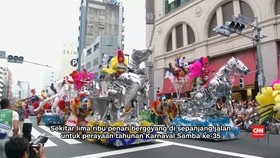Ribuan Warga Jepang Menari Samba di Tokyo