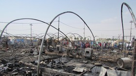Lebih dari 70 Tenda Kamp Pengungsi di Irak Terbakar