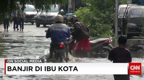 Banjir Melanda Sejumlah Titik di Jakarta