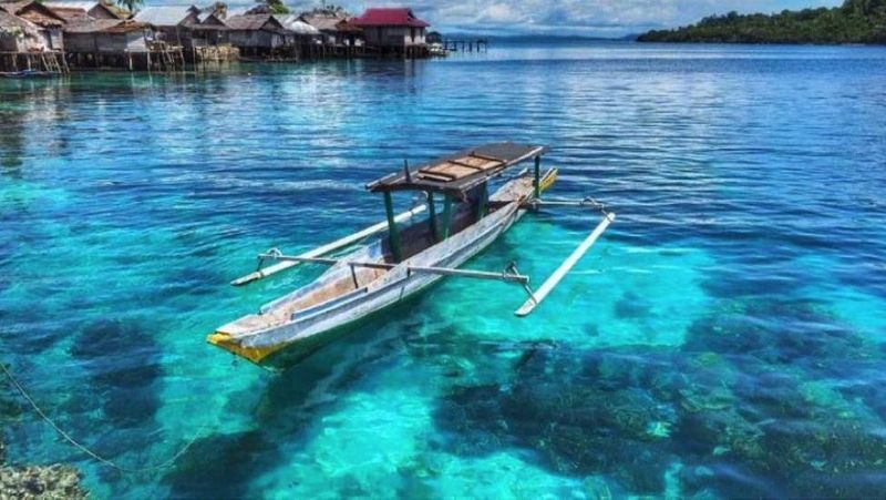 Anda bisa menikmati keindahan alam dari wilayah darat dan bawah air