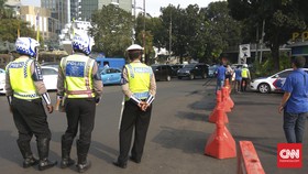 Belasan Mobil Kena Tilang di Hari Pertama Ganjil Genap
