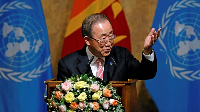 Atas kontribusinya dalam menanggulangi perubahan iklim dan menjadi pendorong penetapan Perjanjian Paris 2015, Ban Ki-Moon dianugerahi Legion of Honour.