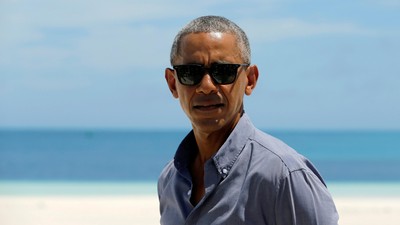 Dengar Lagu Drake, Presiden Obama Luwes Berdansa
