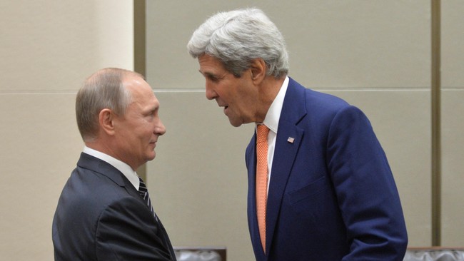 "Tidak ada justifikasi atau apapun untuk kebrutalan yang tidak pandang bulu dan kejam terhadap warga sipil oleh rezim Assad," kata Menlu AS John Kerry.