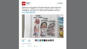 Kota di Italia akan Gugat Charlie Hebdo atas Kartun Gempa