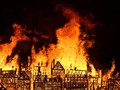 Pemukiman Padat di Tanah Abang Terbakar