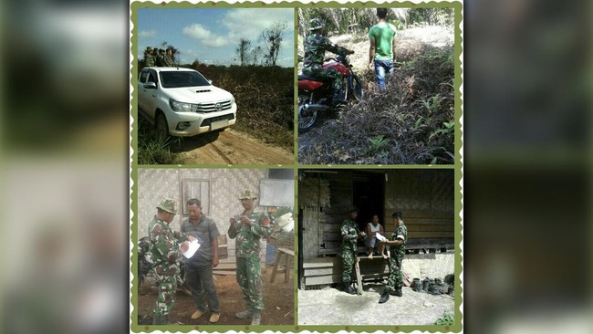 Satuan Tugas Kebakaran Hutan dan Lahan Riau bernegosiasi dengan tokoh adat dan berhasil membebaskan staf KLHK yang disandera.