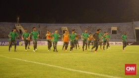 Mengintip Latihan Timnas Indonesia di Solo