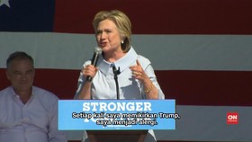 Clinton: Saya Alergi Setiap Kali Pikirkan Trump