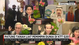 Patung Tanah Liat Pemimpin Negara G20