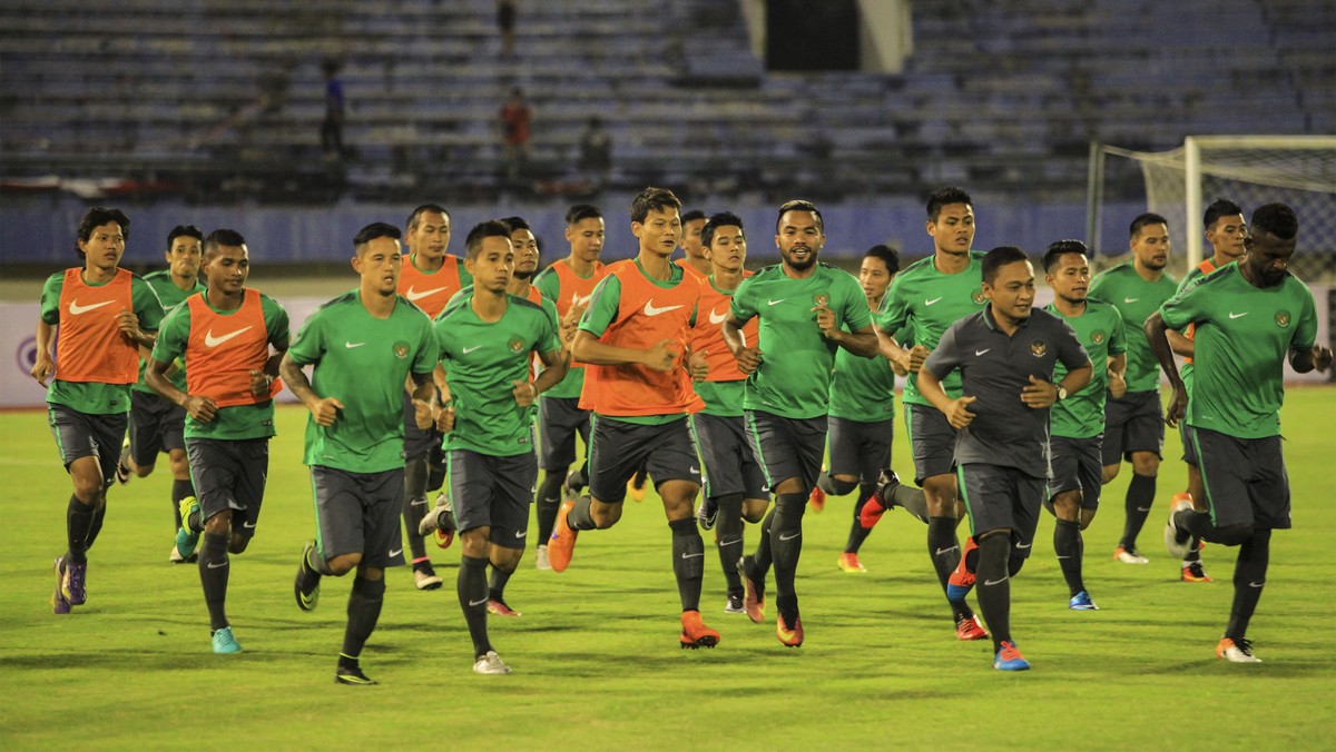 Mengintip Latihan Timnas Indonesia di Solo