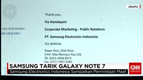 Recall Samsung Galaxy Note 7