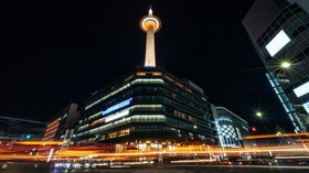 Pendar Genit Kelip Indah dari Kyoto Tower