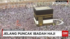 Para Jamaah Sambut Puncak Ibadah Haji
