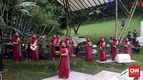 Nasida Ria 'Bakar' Semangat Pengunjung RRREC FEST