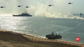 Rusia Latih Militer Besar-Besaran di Krimea