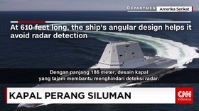Kapal Siluman USS Zumwalt