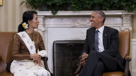 Bertemu Suu Kyi, Obama Janji Cabut Sanksi Myanmar