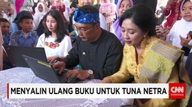 Berbagi Buku Untuk Penyandang Tunanetra