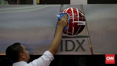 Logo IDX Bursa Efek Indonesia, Jakarta, Jumat, 16 September 2016. CNN Indonesia/Safir Makki