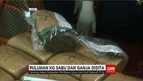 Puluhan Kilogram Sabu dan Ganja Disita