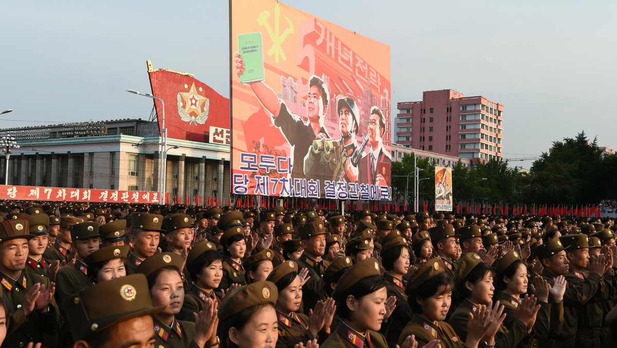 Pawai Korea Utara Rayakan Uji Coba Nuklir