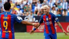 Neymar-Rafinha Terlibat Cekcok saat Lawan Leganes