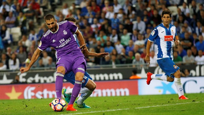 Pelatih Real Madrid, Zinedine Zidane, mengaku puas melihat permainan timnya ketika mengalahkan Espanyol tanpa kehadiran Cristiano Ronaldo dan Gareth Bale.