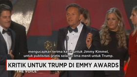 Kritik untuk Trump di Emmy Awards