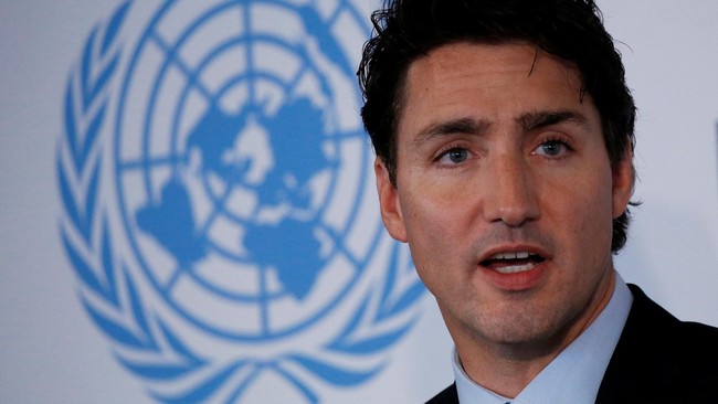 PM Kanada Justin Trudeau menyebut serangan di masjid Quebec sebagai aksi pengecut.
