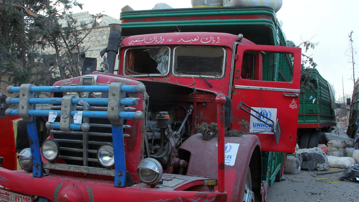 Serangan Udara di Suriah Hantam Konvoi Truk Bantuan PBB