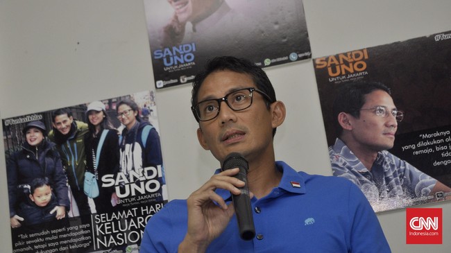 Calon Gerindra, Sandiaga Uno, dapat pesan dari PDIP. Isinya, jangan berharap. Maka Sandiaga kini berharap pada enam partai yang tersisa di Koalisi Kekeluargaan.