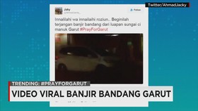 Video Viral Netizen: Banjir Bandang Garut
