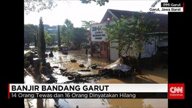 14 Orang Tewas Akibat Banjir Bandang di Garut