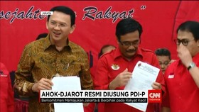 Ahok-Djarot Resmi Diusung PDI-P