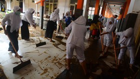 Sebanyak Sebelas Sekolah di Garut Rusak Diterjang Banjir