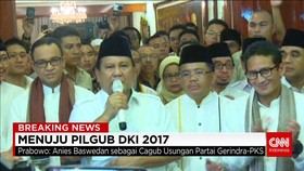 Gerindra-PKS Usung Anies-Sandiaga Jadi Pesaing Ahok