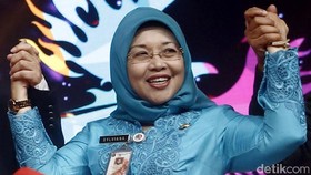 Tiba di Cikeas, Sylviana Enggan Pastikan Maju Pilkada Jakarta